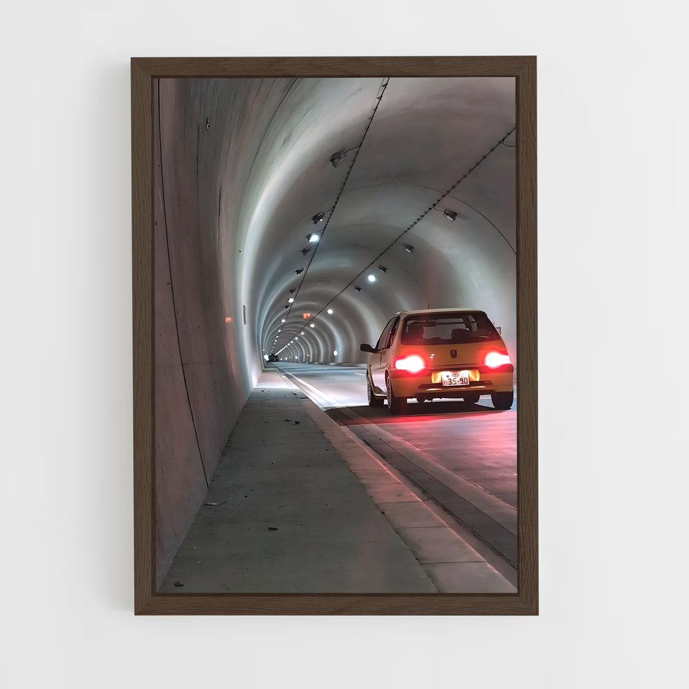 Poster Tunnel de Lumières – affiche Peugeot (vue 5)